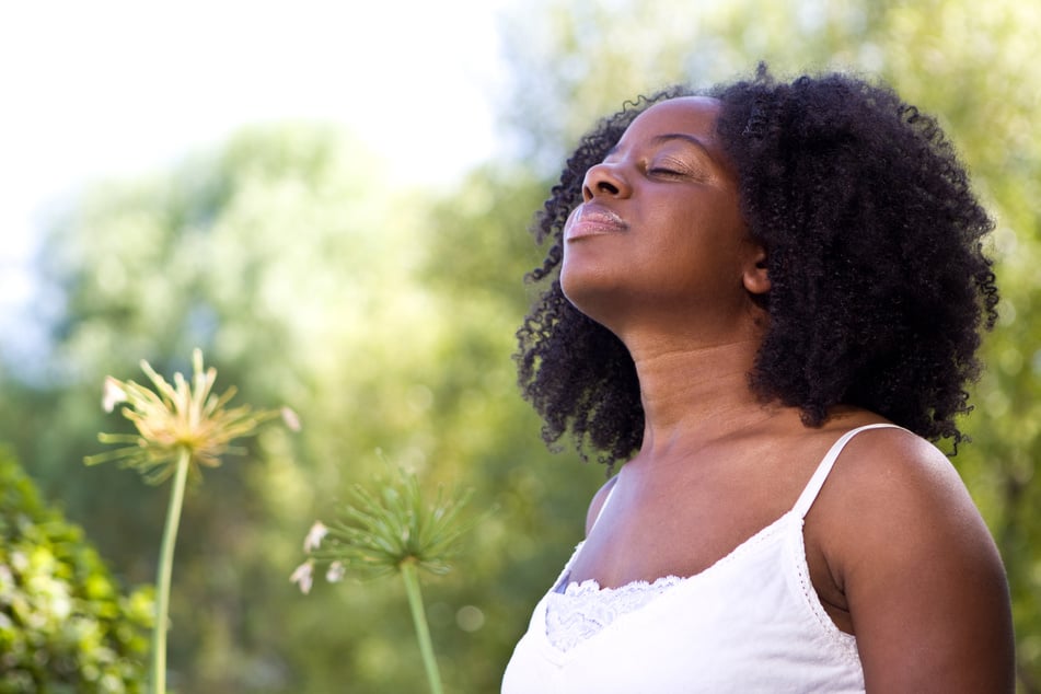 Peaceful woman